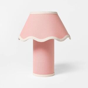 Pink Fabric Scalloped Table Lamp – Threshold Studio McGee, Target‎ Spring 2026